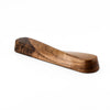 Twist Mezuzah Figured Walnut Wood 3 - Petroff Gallery - Judaica