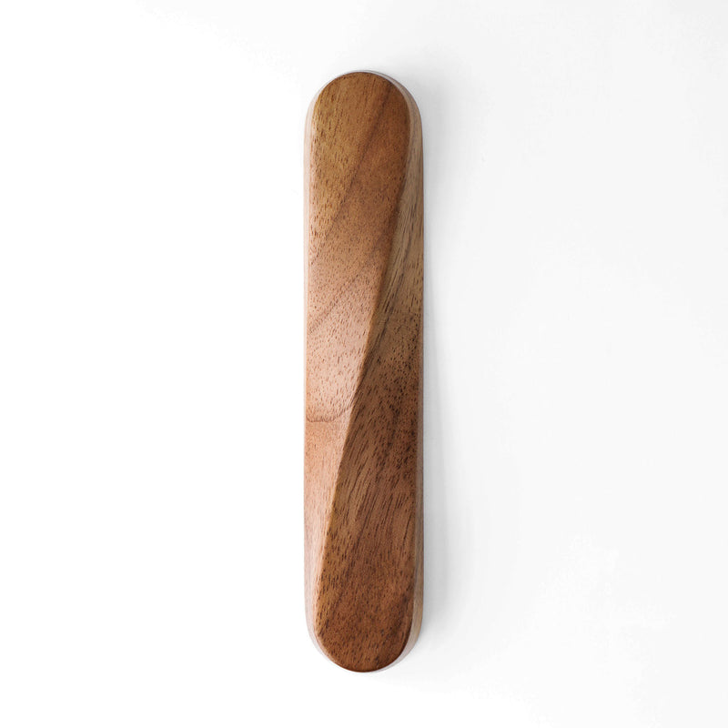 Twist Mezuzah Walnut Wood - Petroff Gallery - Jdaica