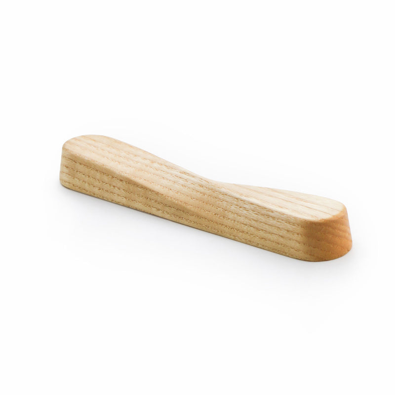 Twist Mezuzah White Ash Wood - Petroff Gallery - Judaica
