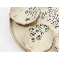 Floral Seder Plate 2 - Petroff Gallery - Judaica