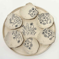Floral Seder Plate 2 - Petroff Gallery - Judaica