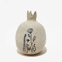 Floral Pomegranate 1 - Petroff Gallery - Judaica