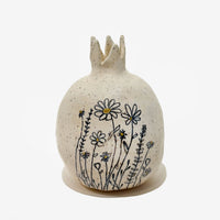 Floral Pomegranate 1 - Petroff Gallery - Judaica