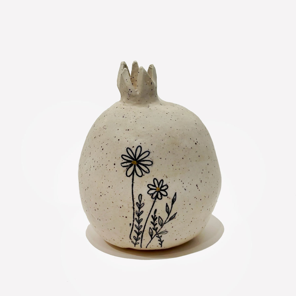 Floral Pomegranate 2 - Petroff Gallery - Judaica