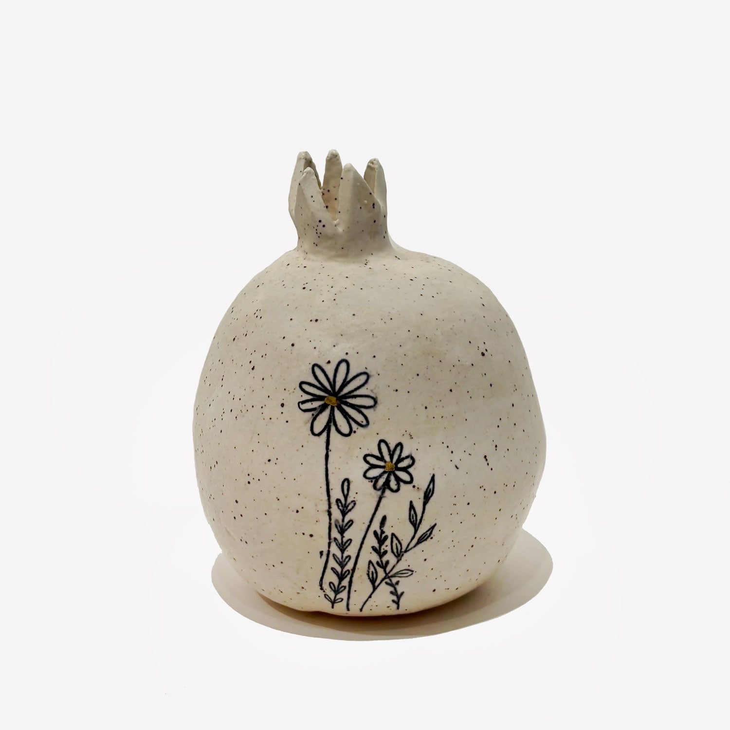 Floral Pomegranate 2 - Petroff Gallery - Judaica