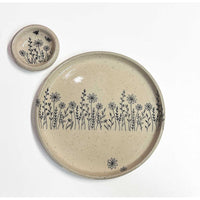 Small Wildflower Plate - Petroff Gallery - Ceramic
