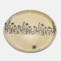 Small Wildflower Plate - Petroff Gallery - Ceramic Art