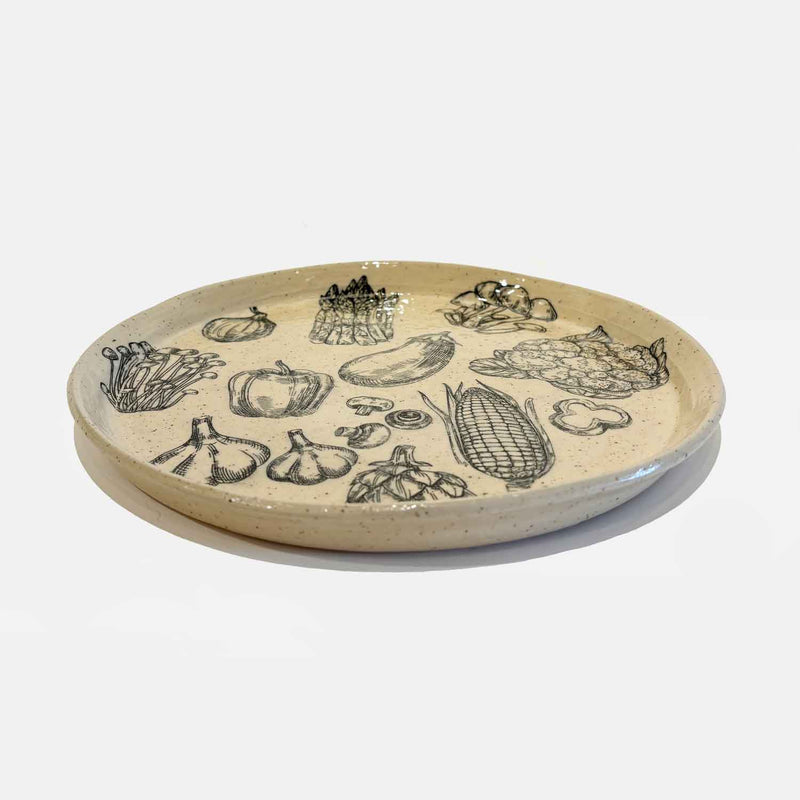Medium Vegetable Plate - Petroff Gallery - Ceramic Art