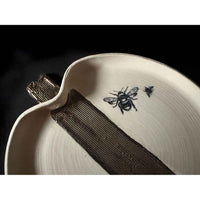 Apple and Bee Plate - Petroff Gallery - Ceramic Art