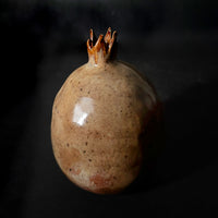 Small Pomegranate Tan - Petroff Gallery - Ceramic Art