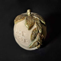 Shana Tova Apple with Bee 1 - Petroff Gallery - Ceramic Art