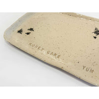 Honey Cake Plate Side - Petroff Gallery - Judaica