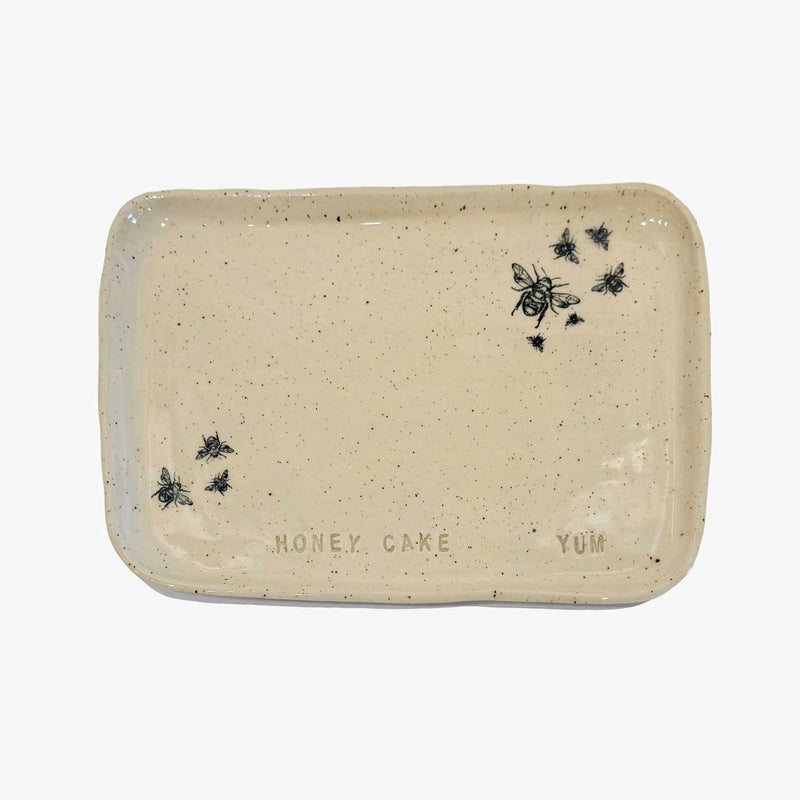 Honey Cake Plate - Petroff Gallery - Judaica
