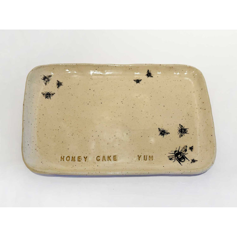 Honey Cake Plate 2 - Petroff Gallery - Judaica