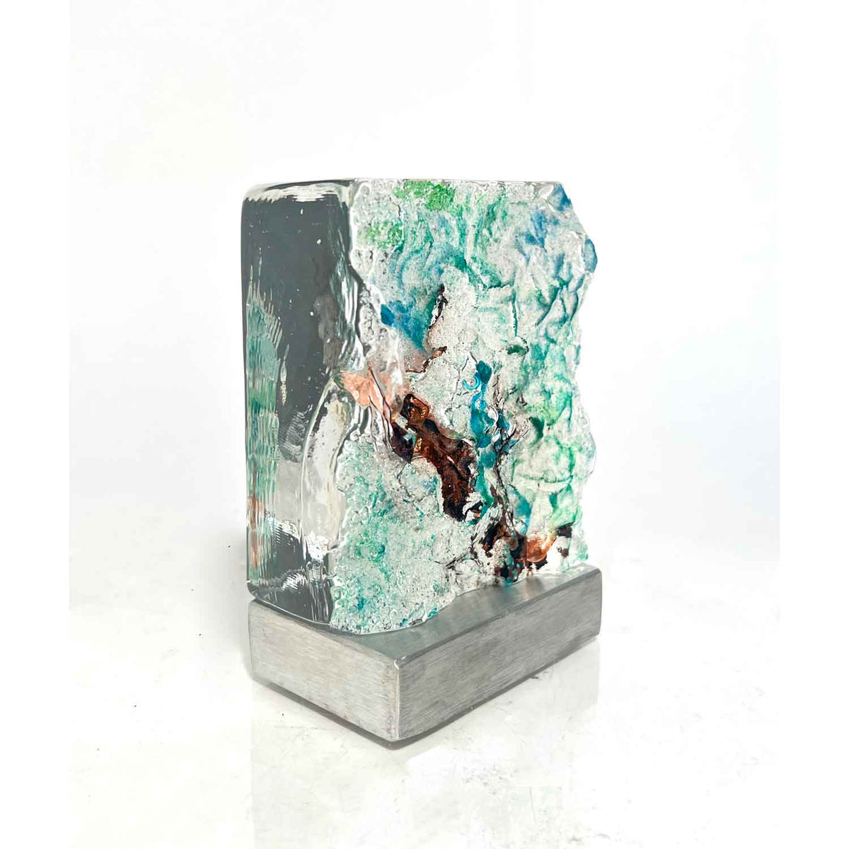 Aquascape with Foil - Petroff Gallery - Glass art