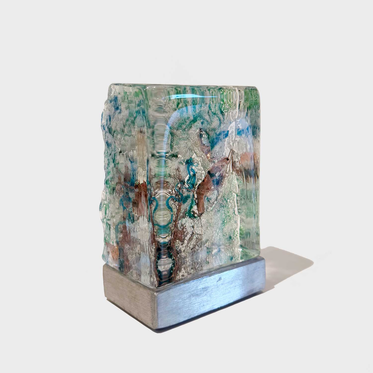 Aquascape with Foil - Petroff Gallery - Glass Art