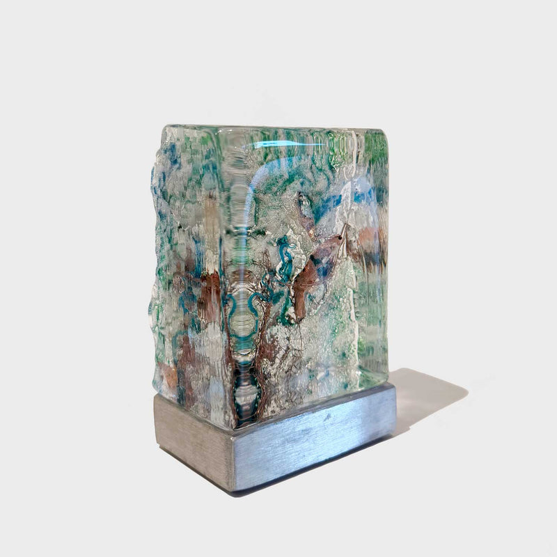 Aquascape with Foil - Petroff Gallery - Glass Art