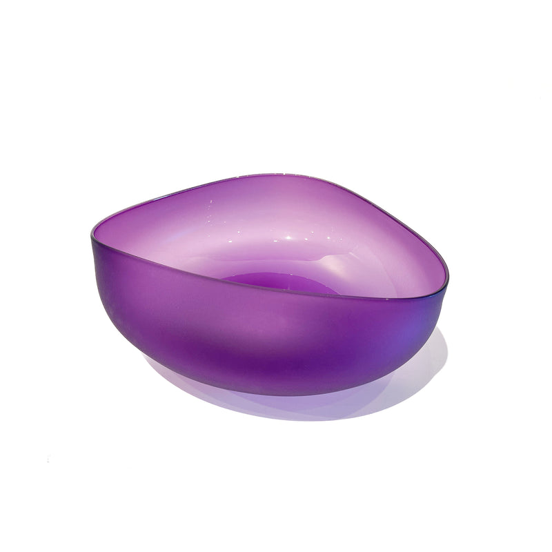Hyacinth Topography Bowl Medium Jeff Goodman - Petroff Gallery - Glass