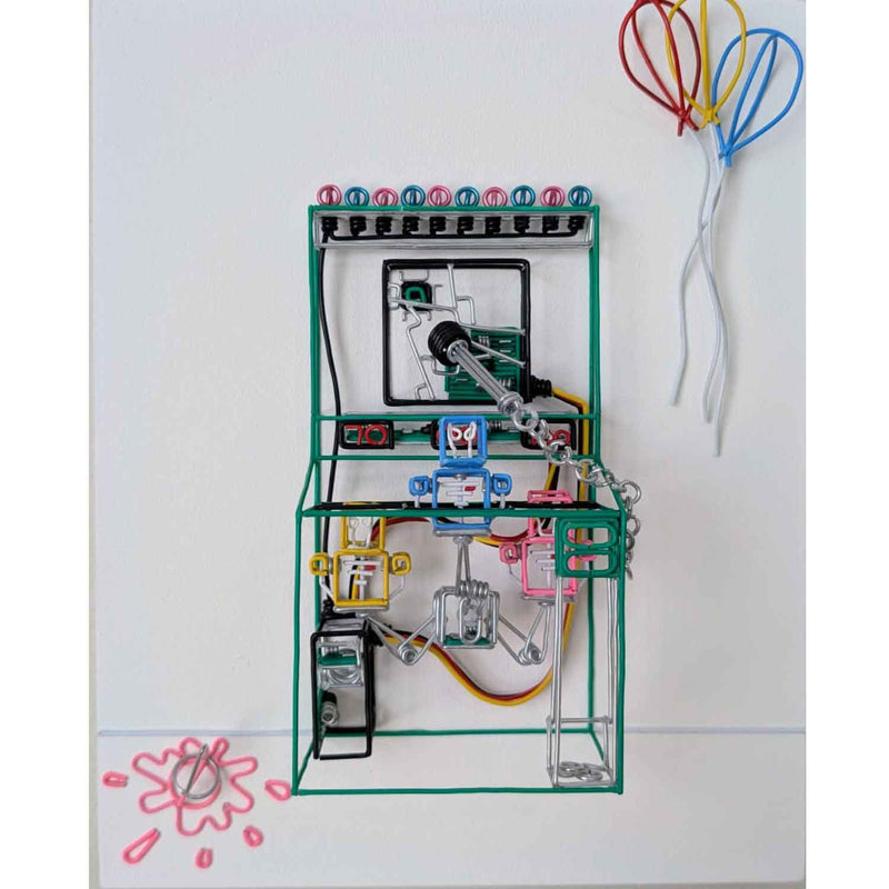 Self Sabotage 10" x 8" - Petroff Gallery - Mixed Media Art