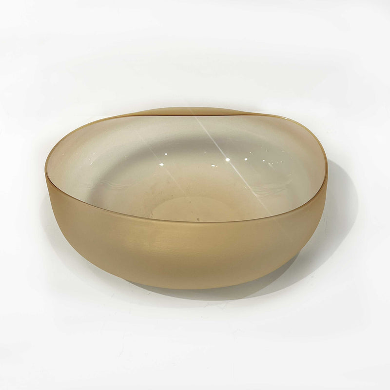Whiskey Topography Bowl Medium - Petroff Gallery - Glass Art
