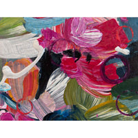 midnight blooming detail 3 16" x 12" - Petroff gallery - Painting
