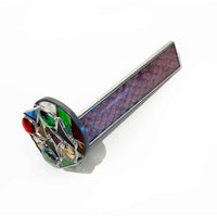 Small Pink Snake Skin David Kscope - Petroff Gallery - Glass Art