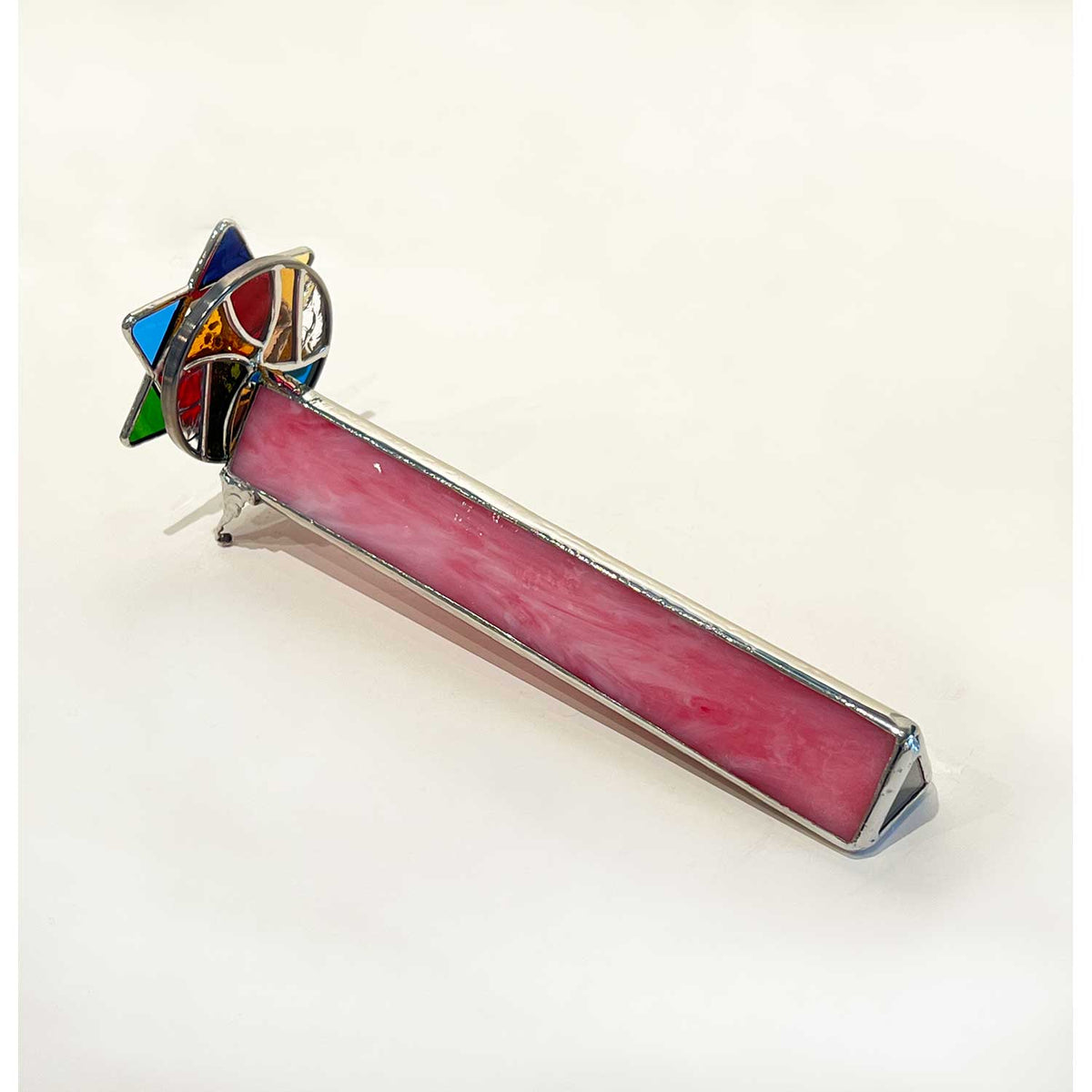 Large Star of David Pink Kscope detail - Petroff Gallery - Kaleidoscope