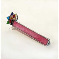 Large Star of David Pink Kscope detail - Petroff Gallery - Kaleidoscope