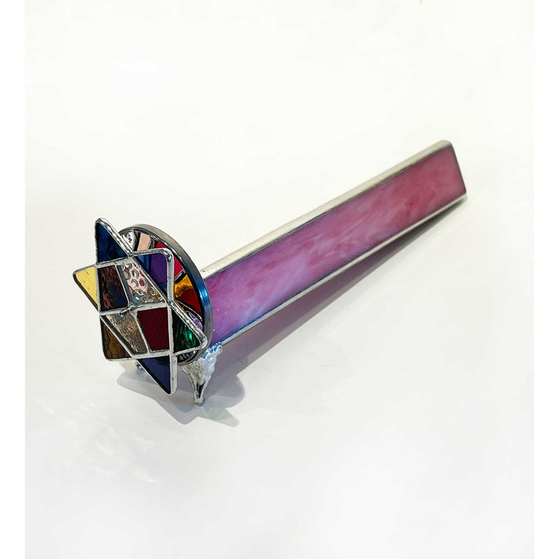 Large Star of David Pink Kscope - Petroff Gallery - Kaleidoscope