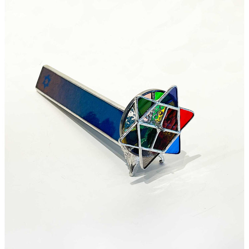 Large Star of David Blue Kscope - Petroff Gallery - Kaleidoscope
