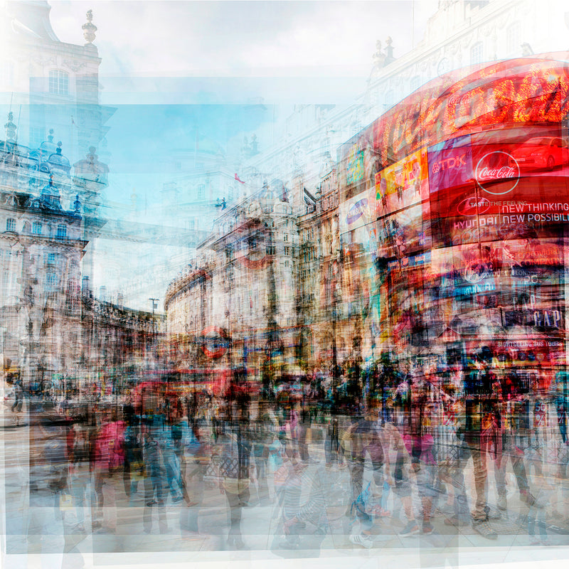 Piccadilly Circus 34" x 34" Petroff Gallery 