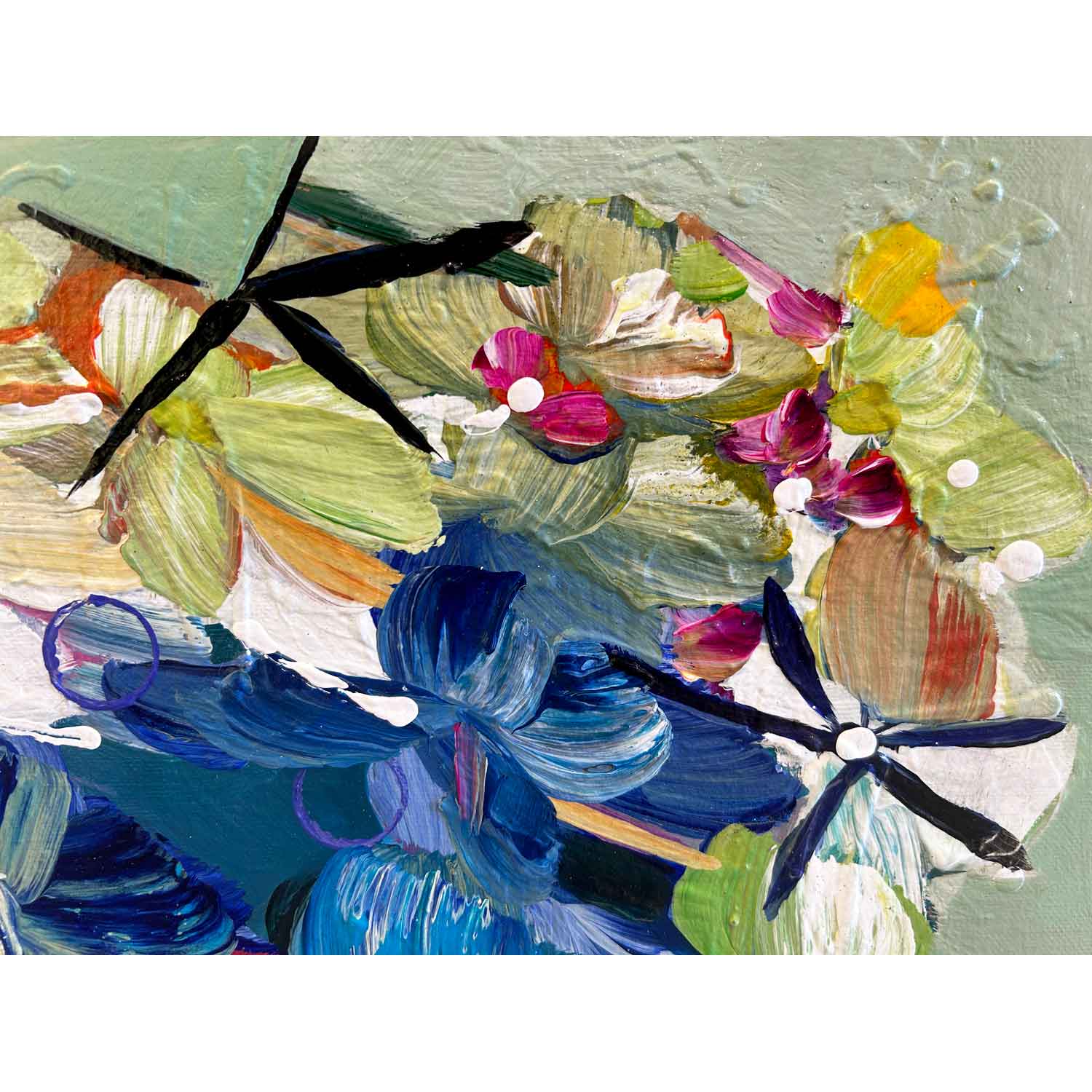 Simply Divine! 18" x 18" detail 1 - Petroff Gallery - Painting