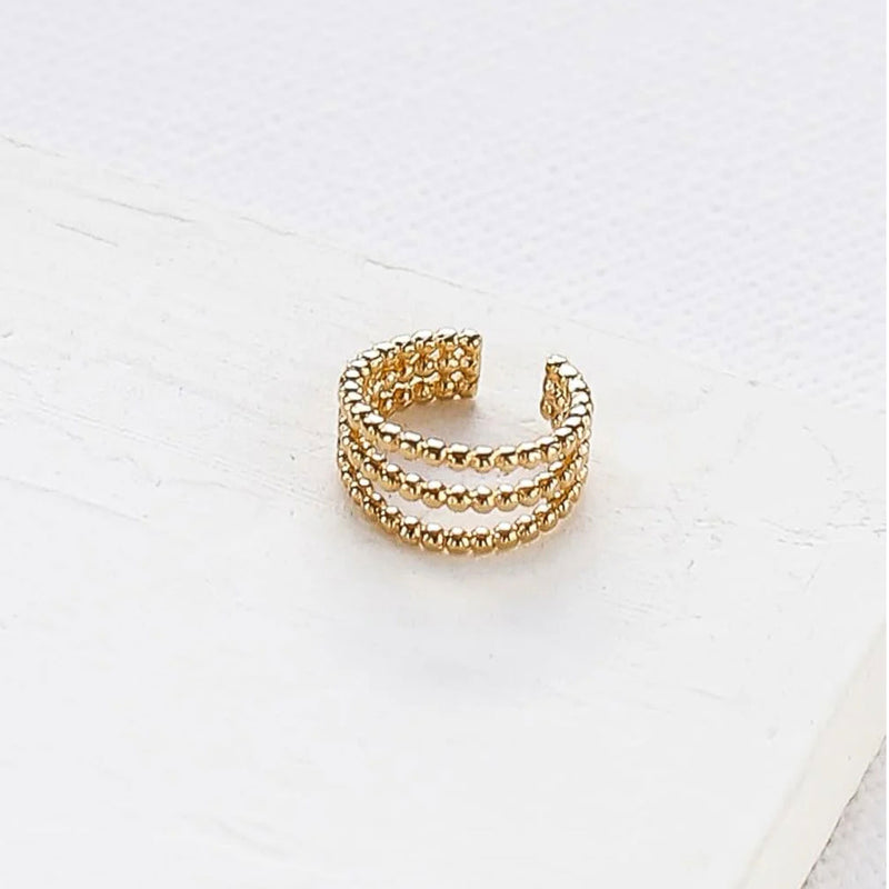 Spring Ear Cuff Gold - Petroff Gallery - Jewellery