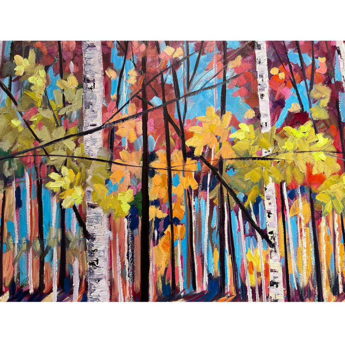 Symphony of Shadows 30" x 72" - Petroff Gallery - Painting