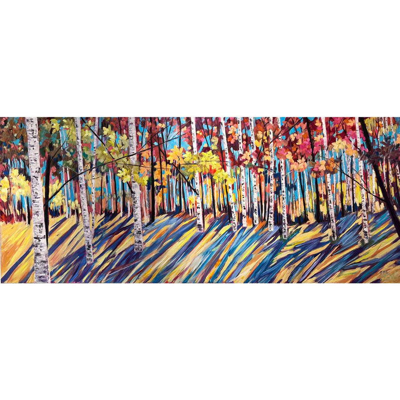 Symphony of Shadows 30" x 72" - Petroff Gallery - Painting