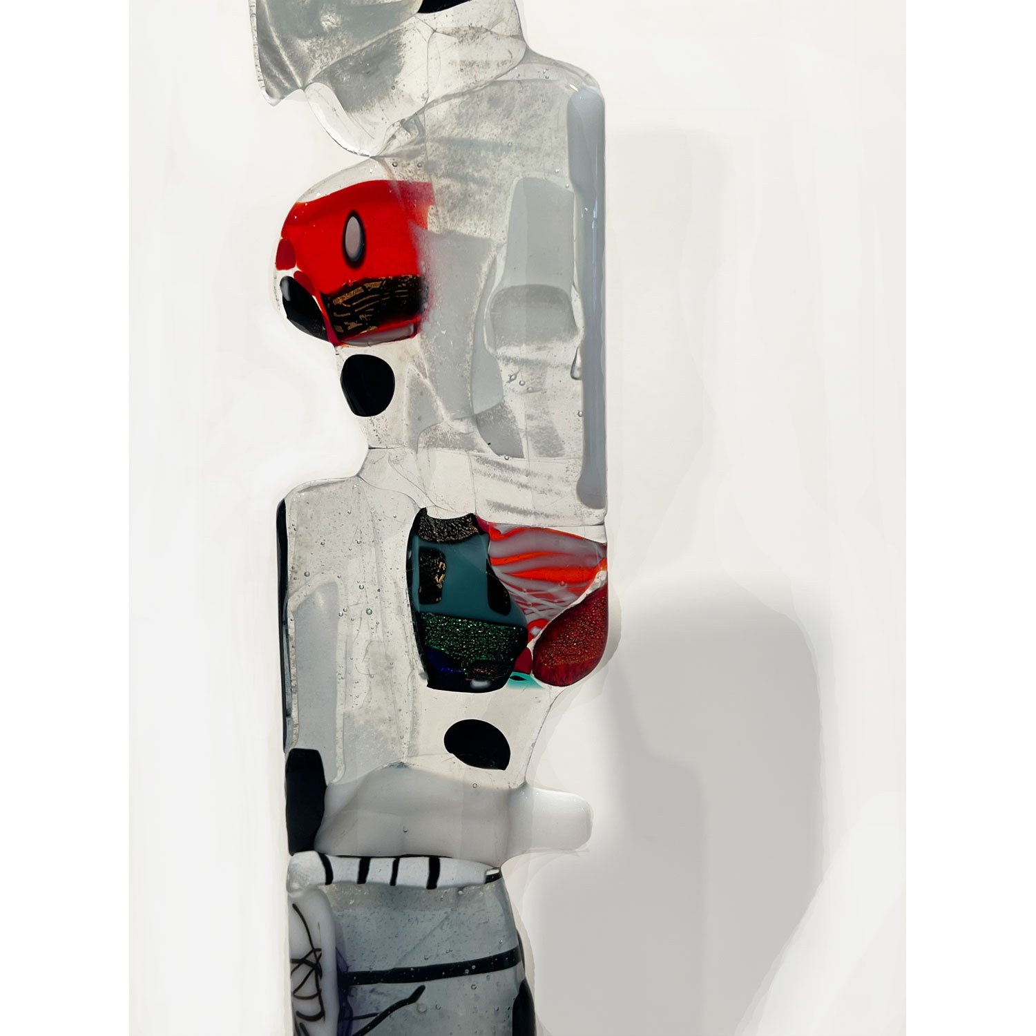 Glass Totem 2 - Petroff Gallery - Glass Sculpture 