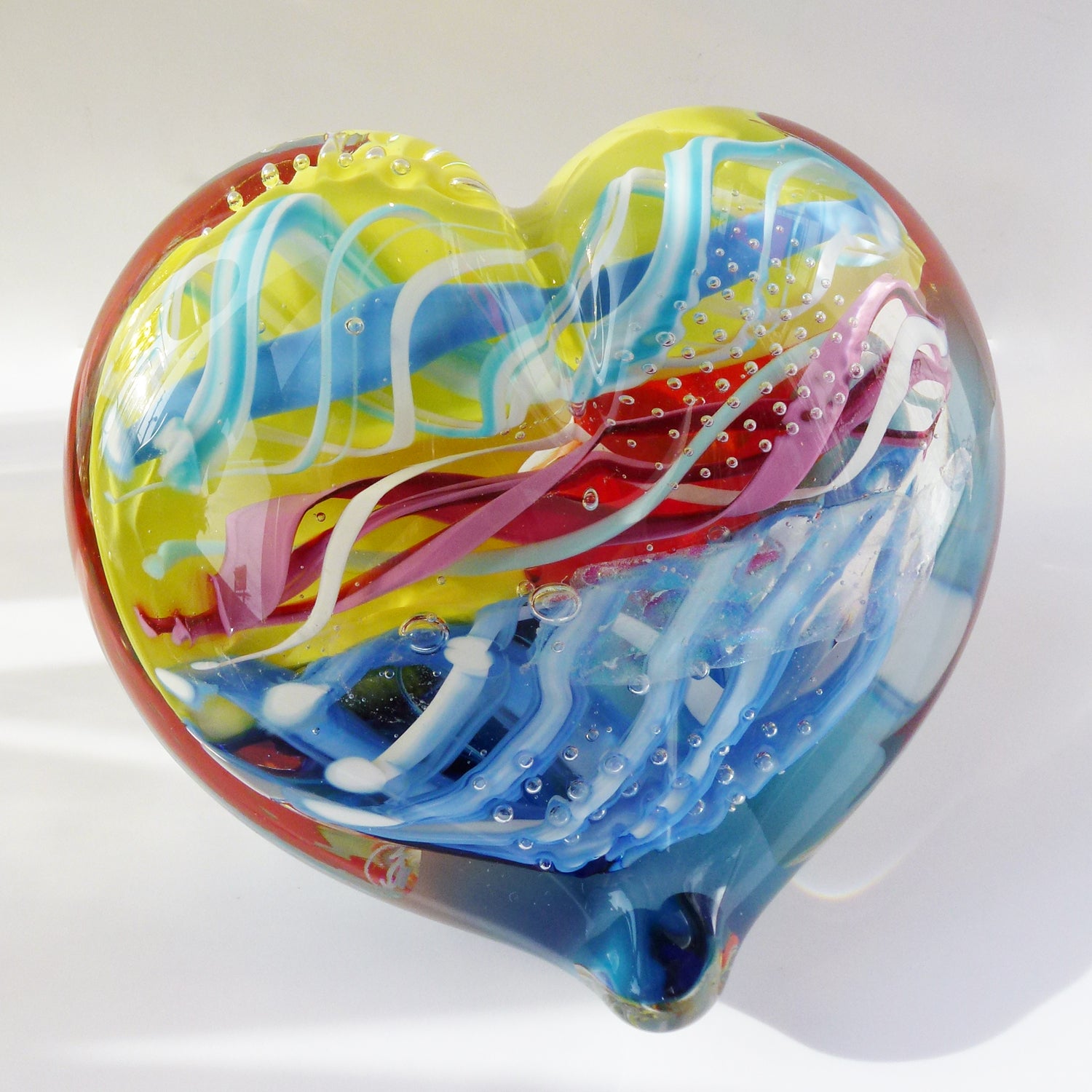 Large Heart 26 - Petroff Gallery - Glass Art