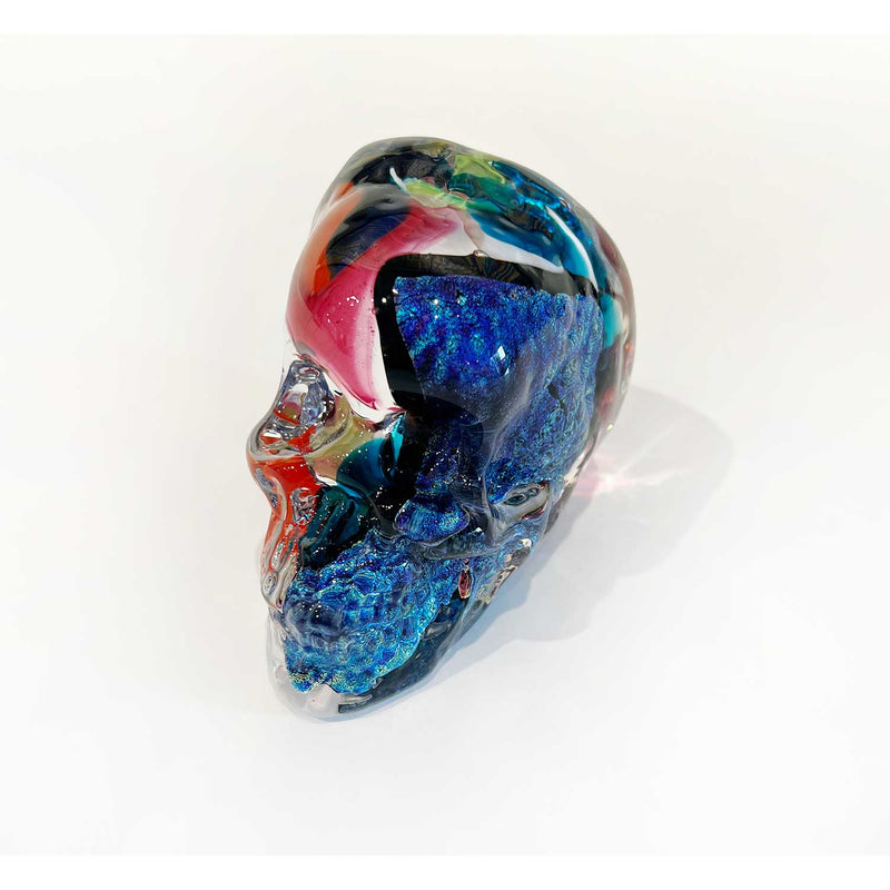 Scull 2 - Petroff Gallery - Glass art