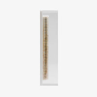 Sm Mezuzah White - Peroff Gallery - Judaica