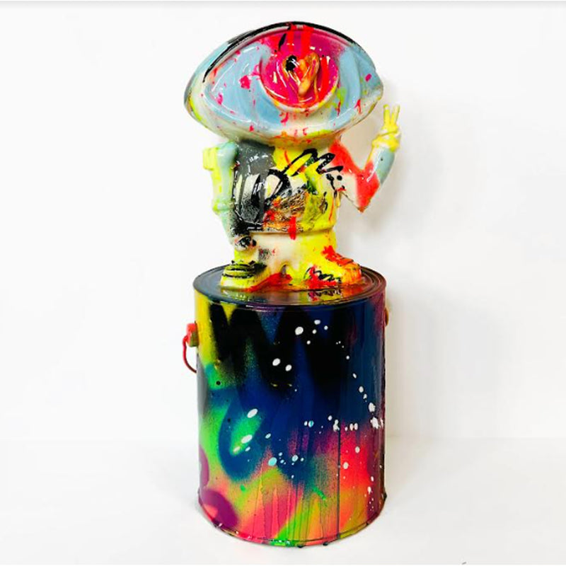 Chris Solcz - Xeno Paint Can - Variant 2, 16.5" x 6" x 6"