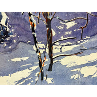 Drifting Past Daylight 16" x 16" - Petroff Gallery - Painting