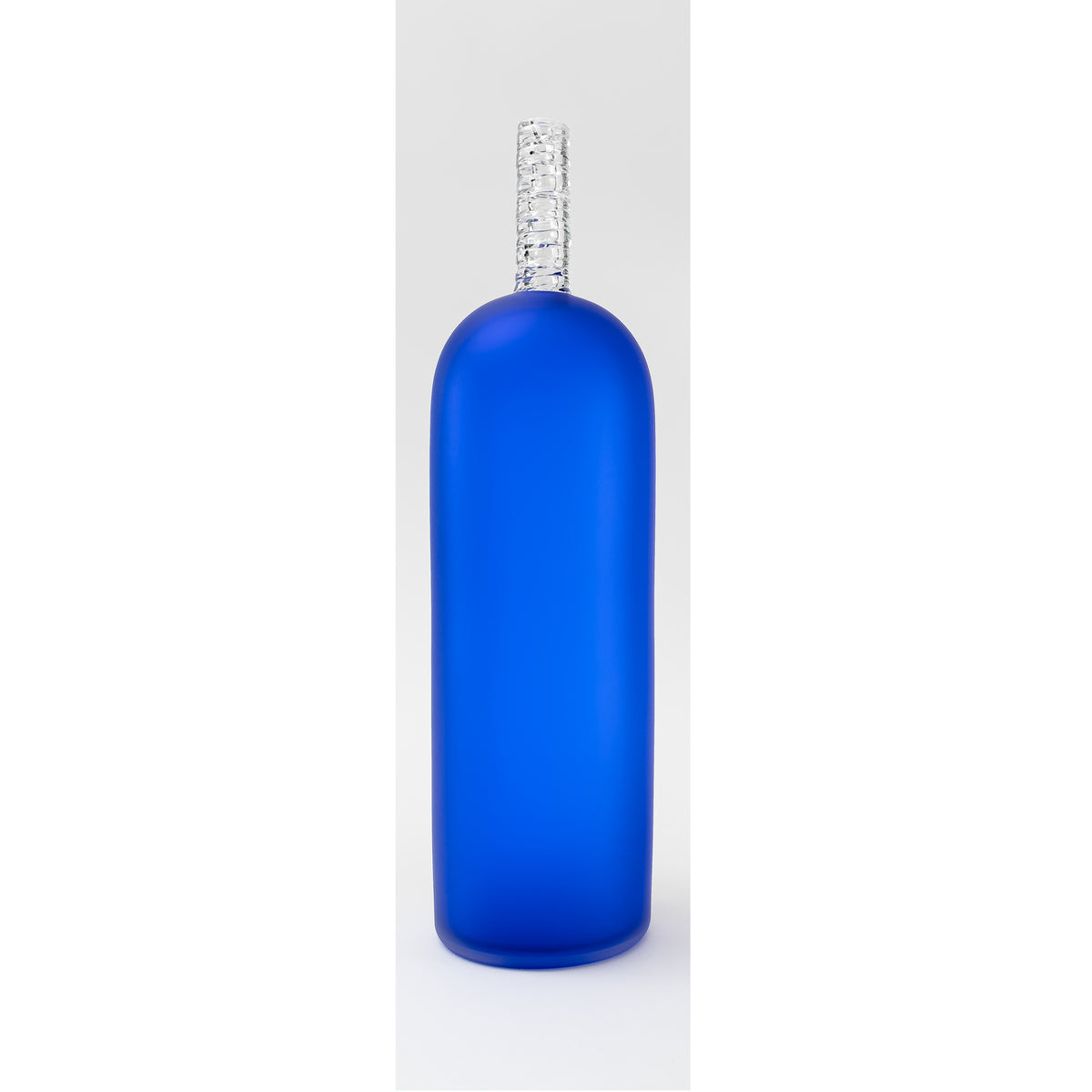 Jaan Andres-Potions Sari Blue Lrg Wine Bottle