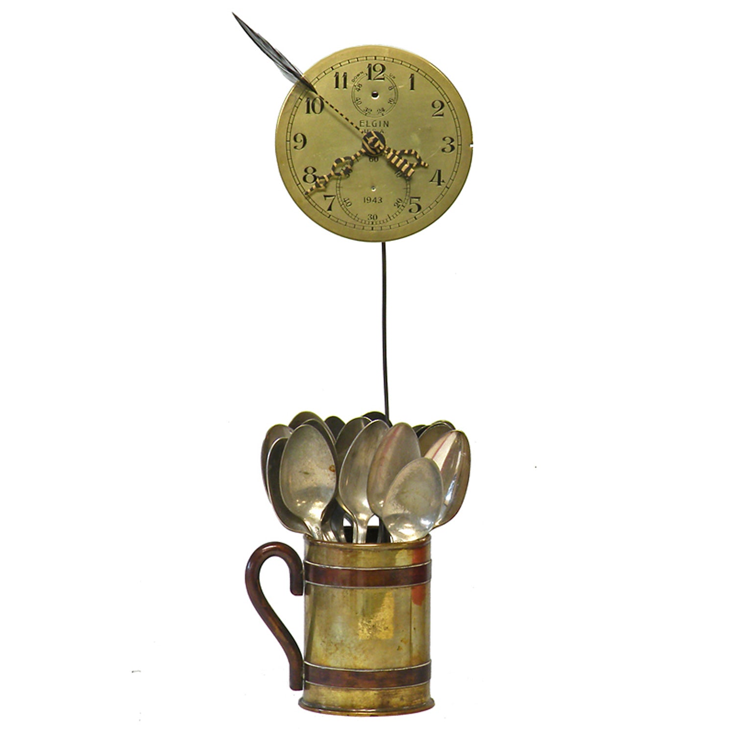 Roger Wood - Clock with Spoons