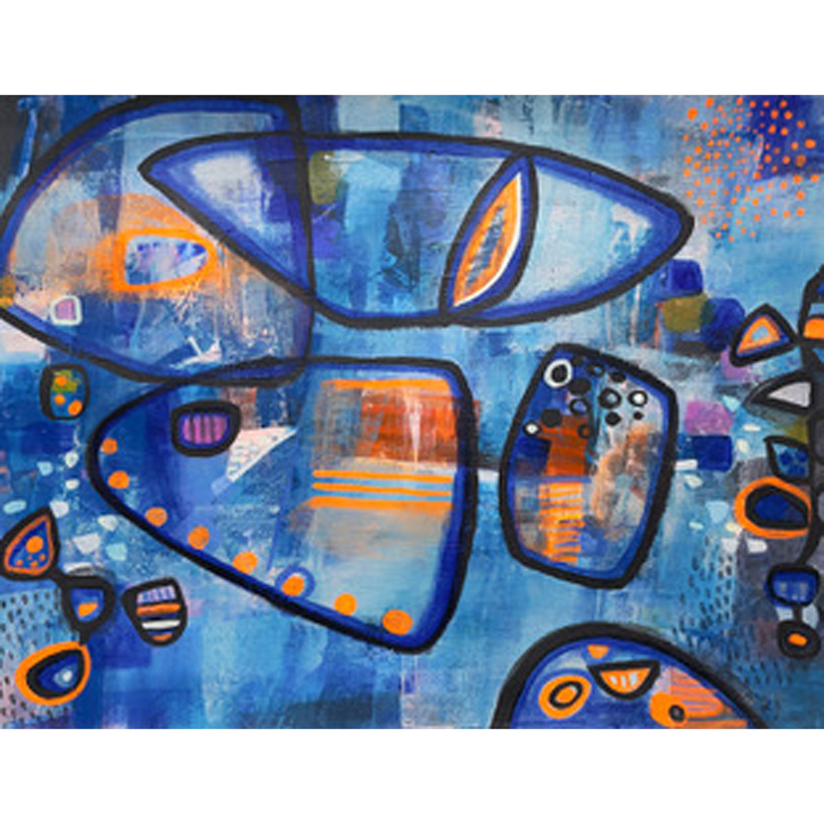 Tamara Soto - Abstract II, 16" x 20"