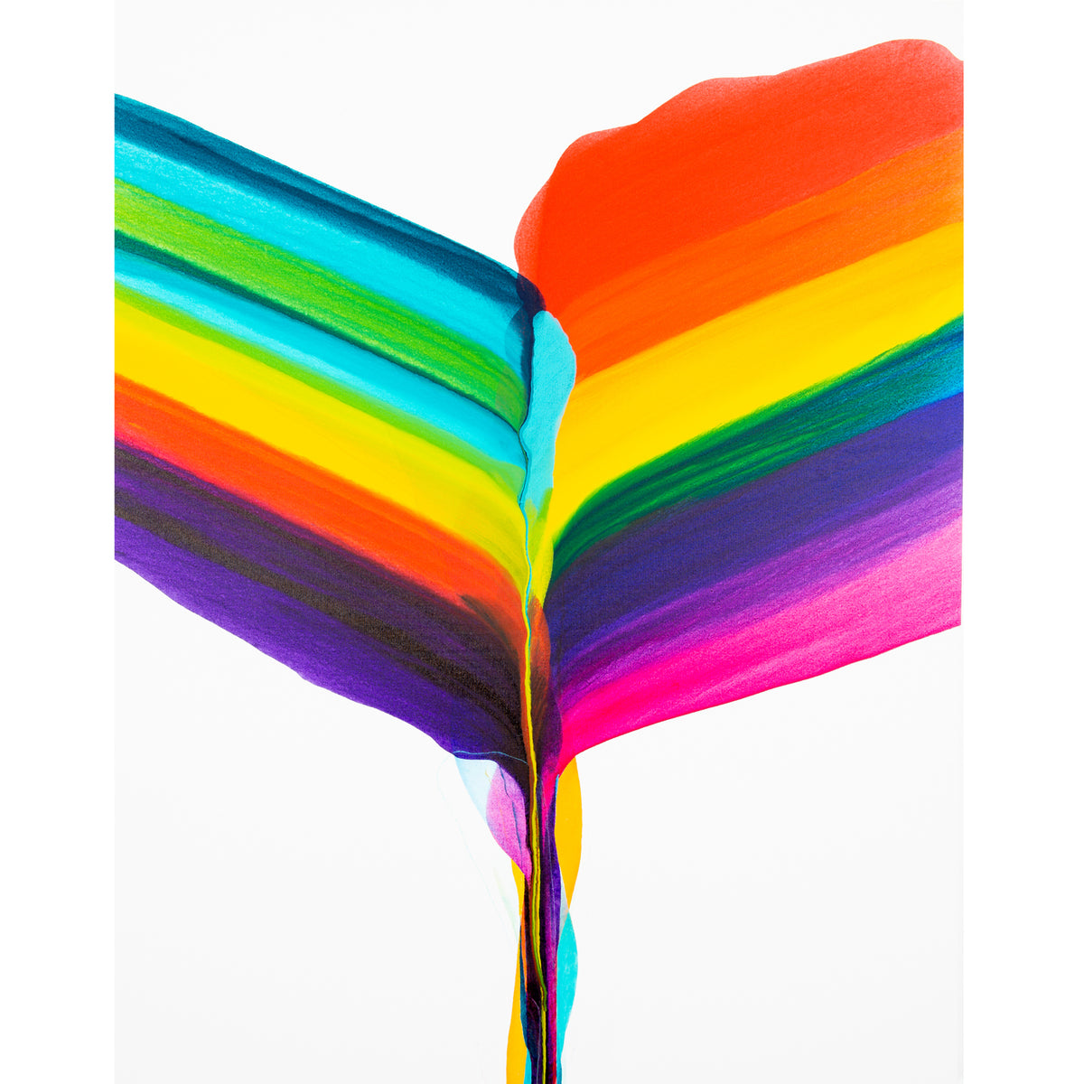 Brooke Palmer-Coming Out Rainbows 55" x 43"
