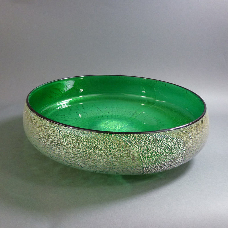 David Thai - Round Wave Bowl Green