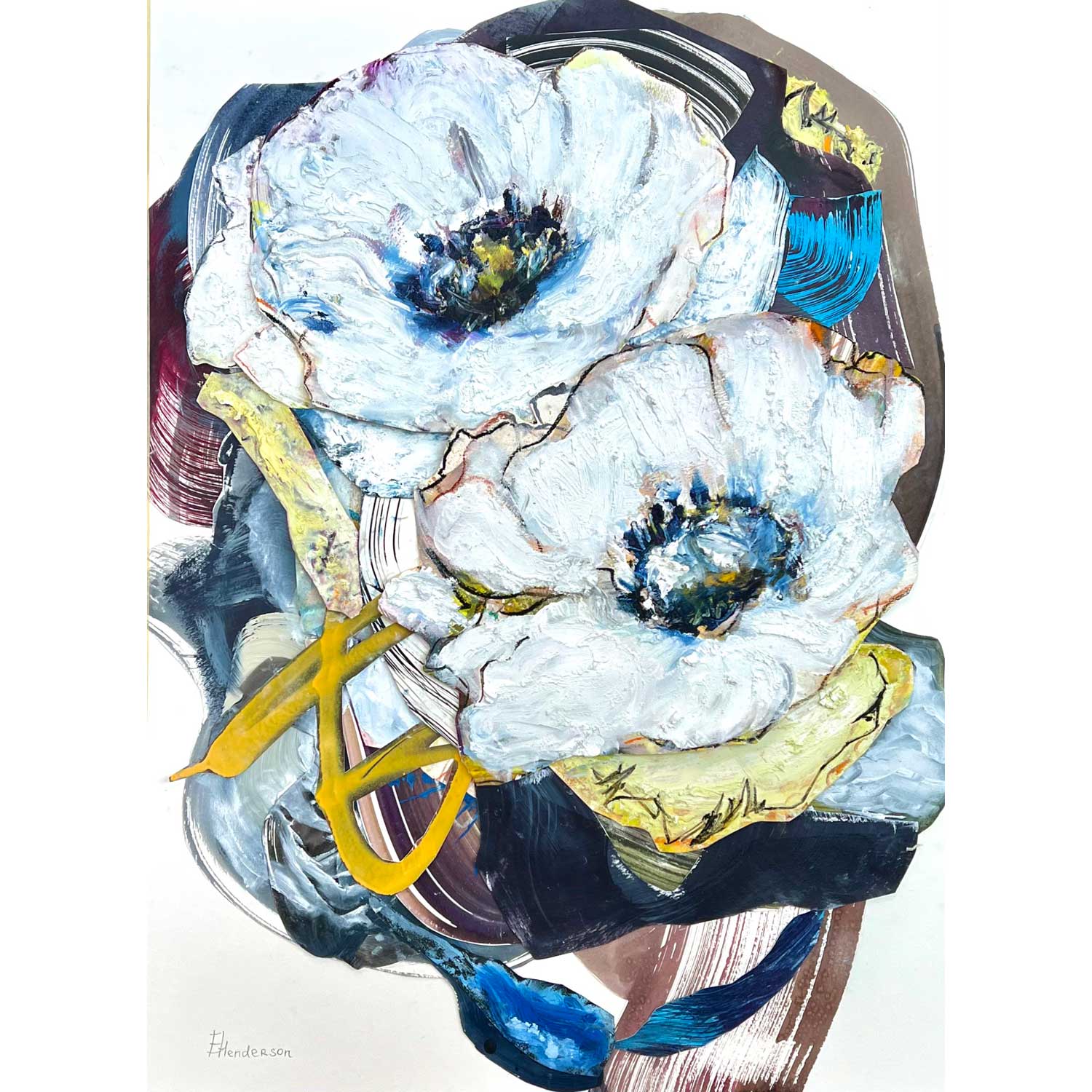 Elena Henderson - In Full bloom Series #26, 30" x 22"