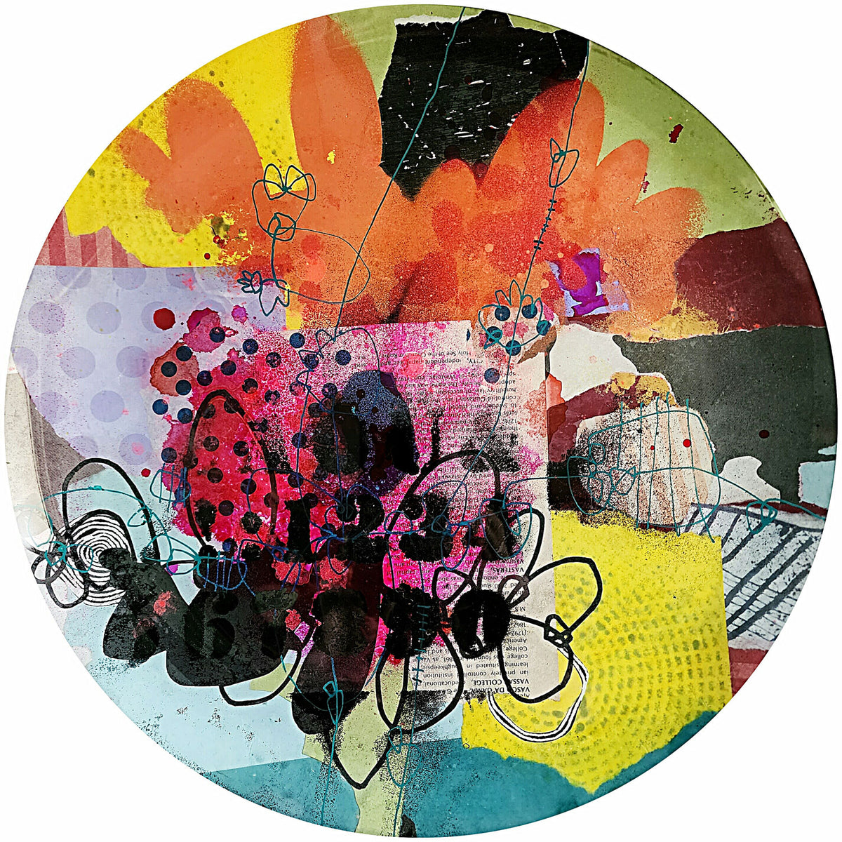 Julie Bell - Round Platter 14"