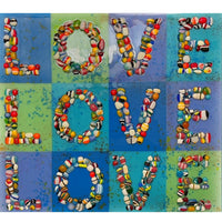 Lesley & Al Kroch-Love Love Love 18" x 20"