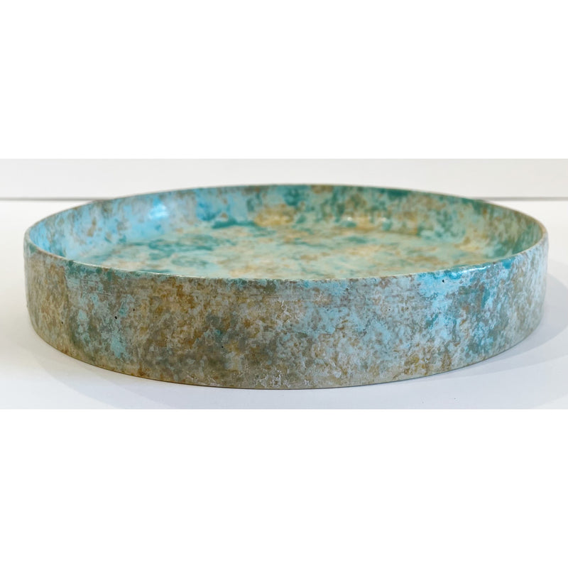 Makiko Hicher - Medium Light Turquoise Plate 10"